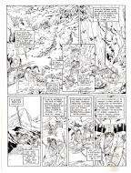 Original comic page from Le Vent Des Dieux by GIOUX issue 14 page 2.