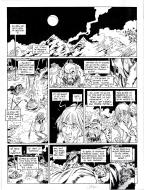 Original comic page from Le Vent Des Dieux by GIOUX issue 14 page 6.