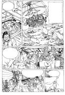Planche BD Originale, galerie Napoléon  : LA JEUNESSE DE BARBE ROUGE - LA JEUNESSE DE BARBE ROUGE La fosse aux lions planche 27 - 