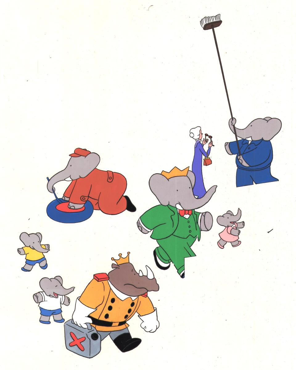 Celluloid original pages 26-27 de BABAR