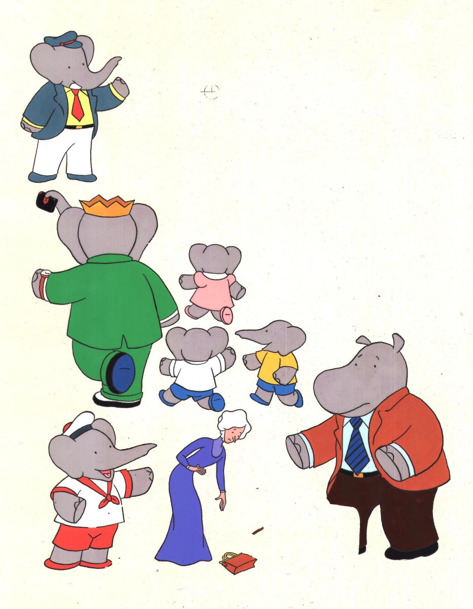Celluloide original pages 32-33 de BABAR