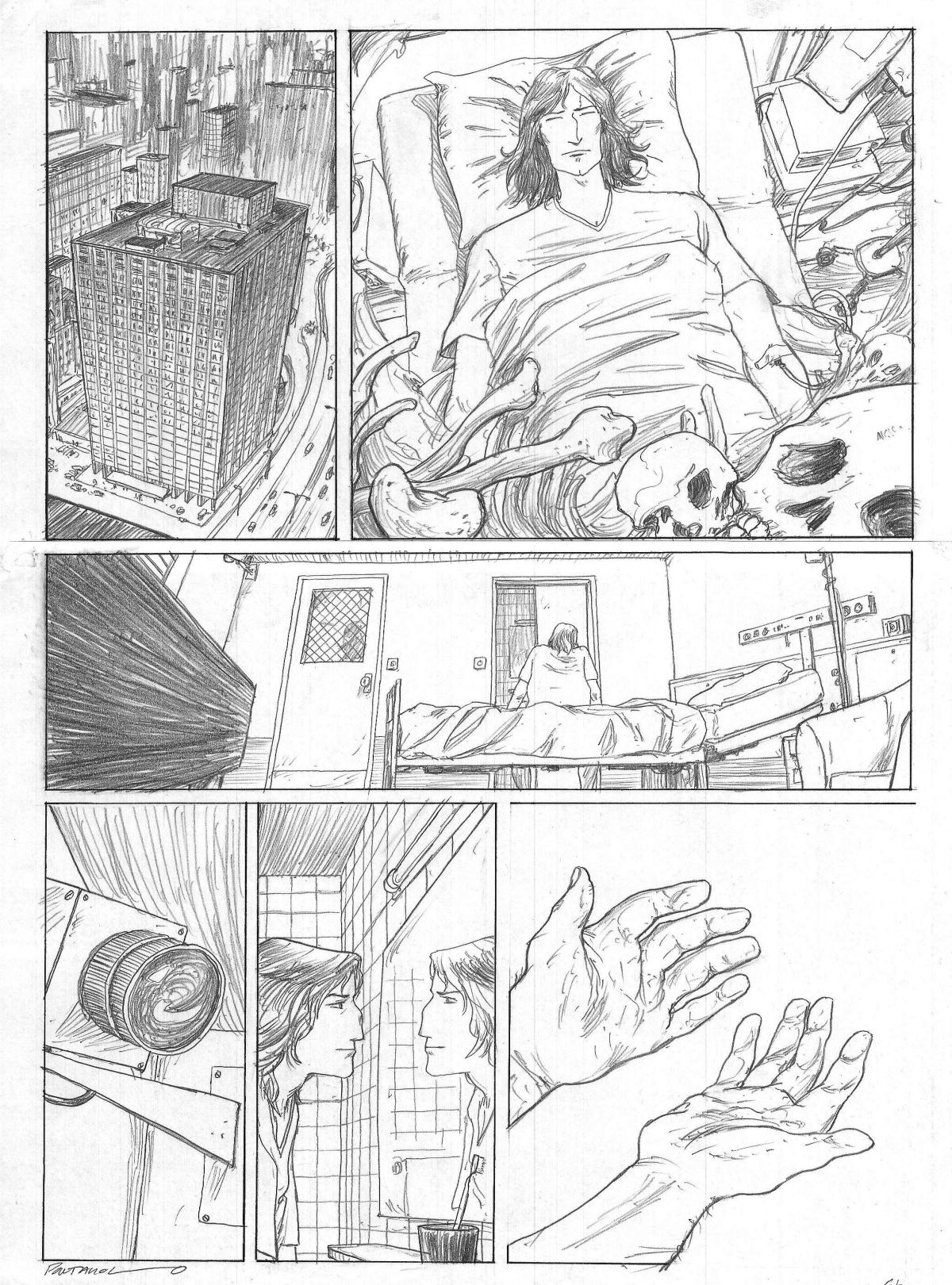 Planche Originale 6 de Bone par Frédéric Pontarolo 