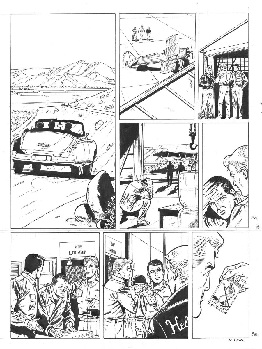 Planche originale 24 BUCK DANNY (classic) tome 12 - Atomic City -