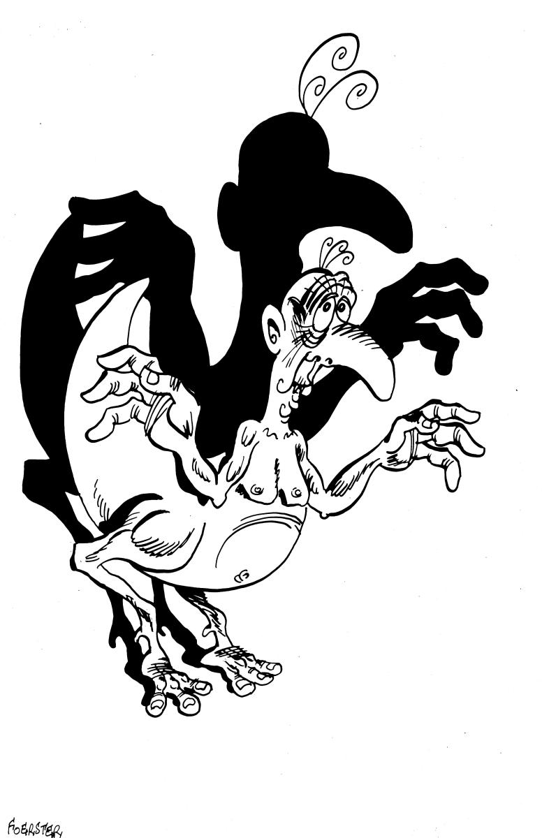 Illustration originale page finale Certains l'aiment noir