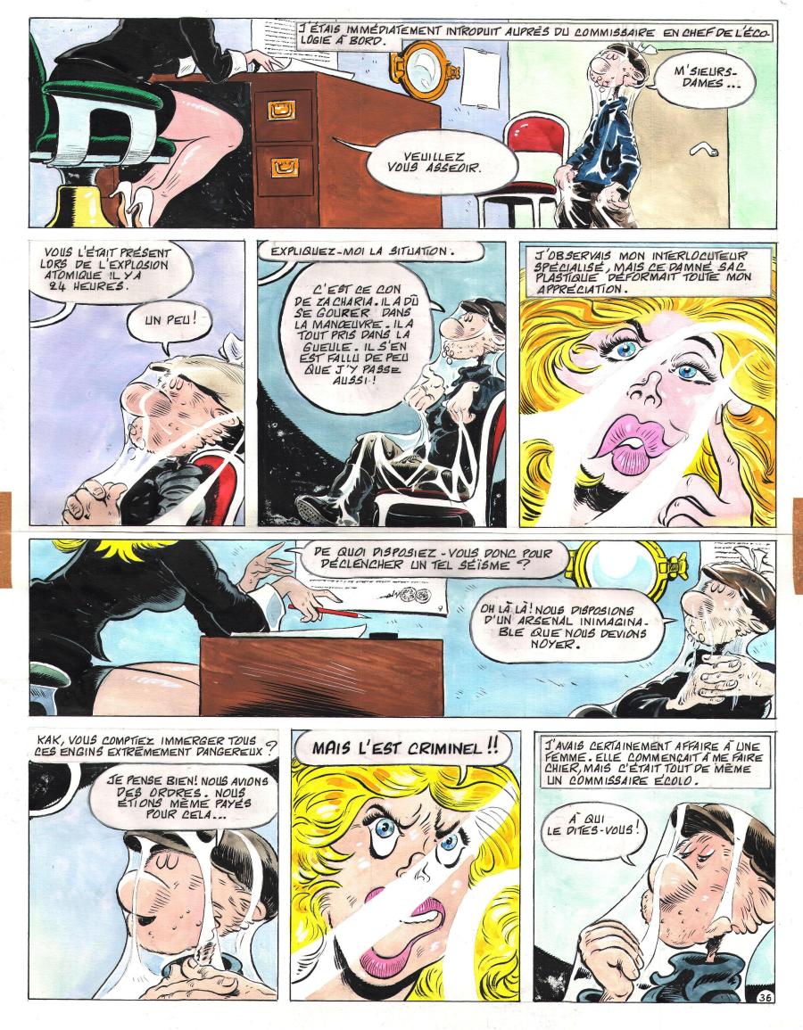 Planche originale 36 du tome 13 LE GOULAG - Krampon l'Imputrescible par Dimitri
