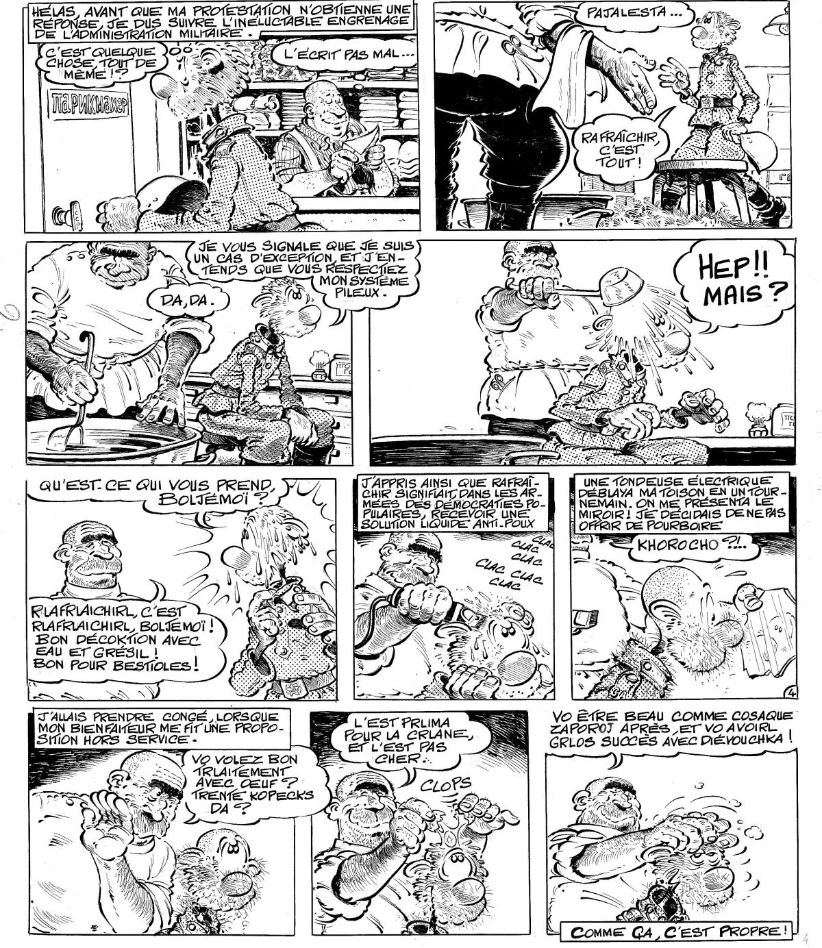 Planche originale 4 -TOME 1 BIS- Le malgré moi par Dimitri