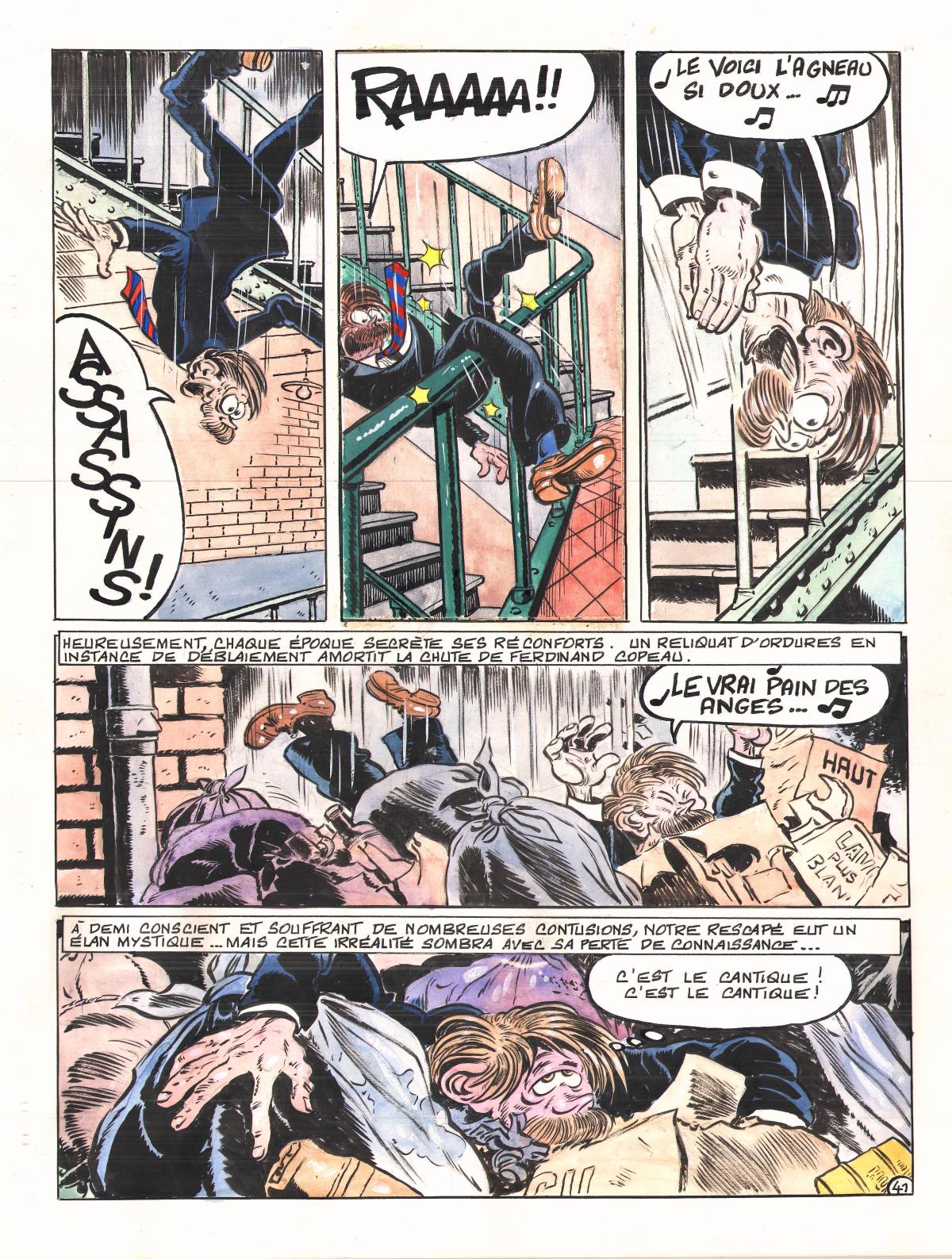 Planche originale 41 - La Grand-messe - par Dimitri