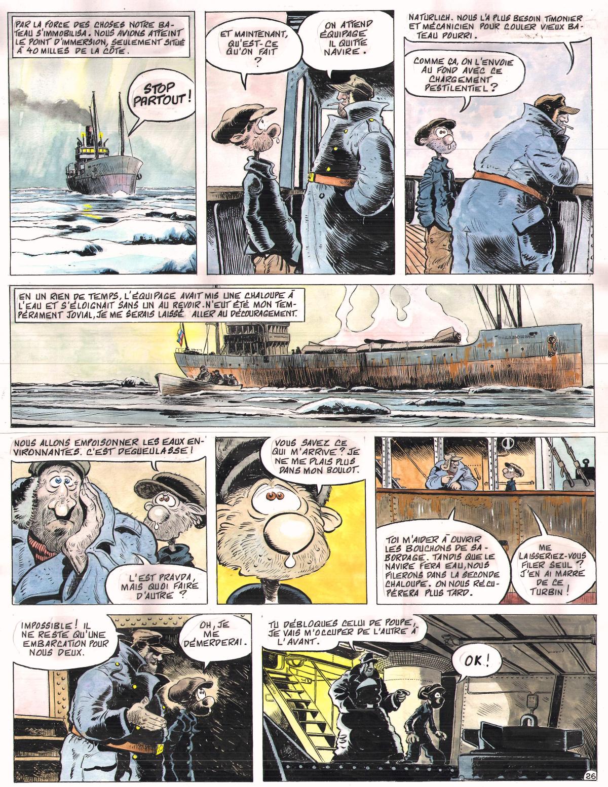 Planche originale 26 - Le GOULAG TOME 13 - Krampon l'imputrescible