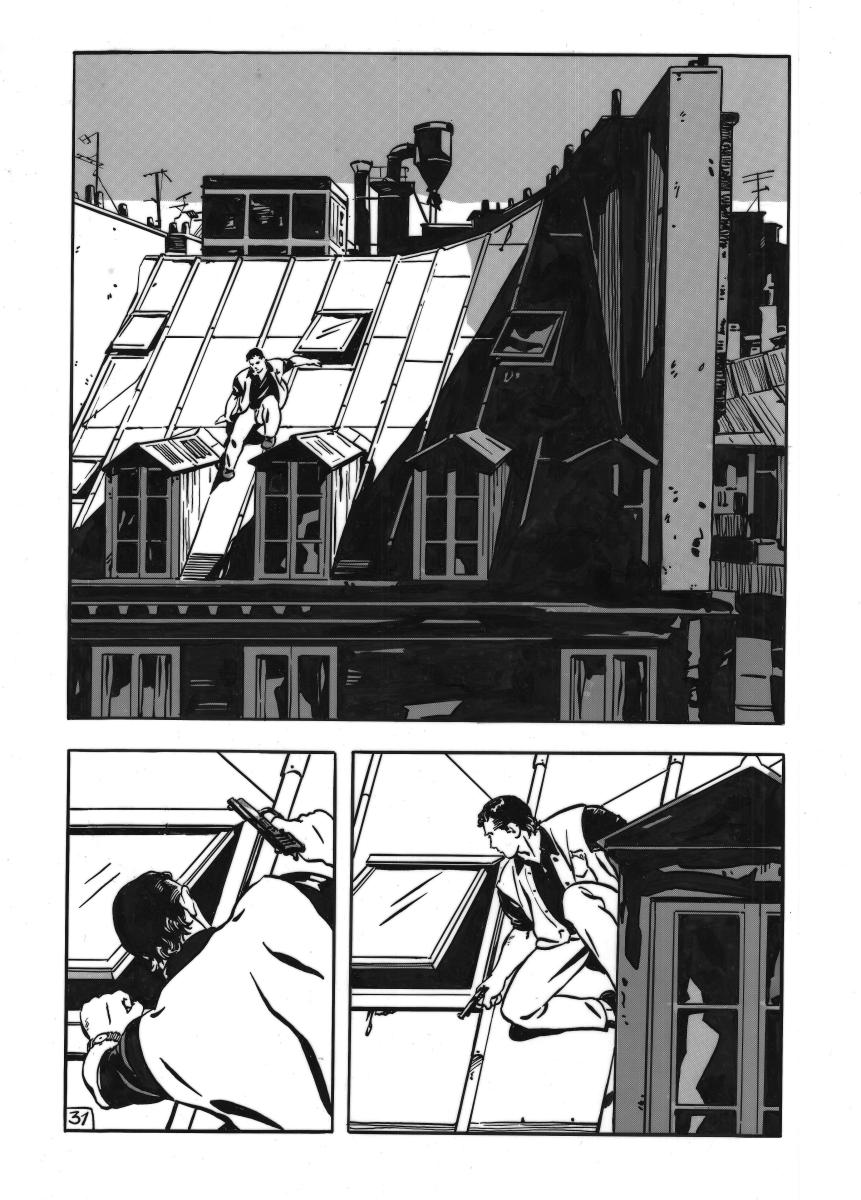 Planche originale 31 du tome 1 de la série Police by Night