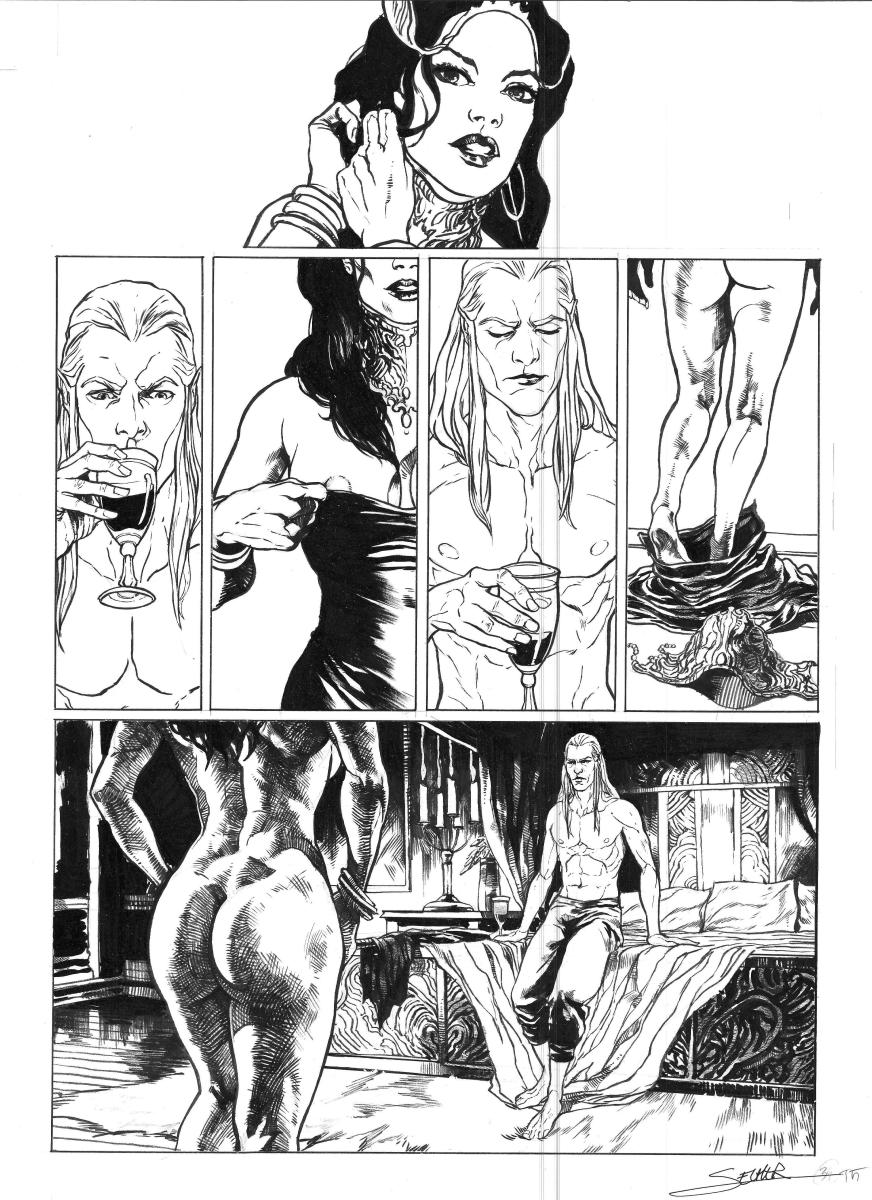 Planche originale 34 de ELRIC Tome 5