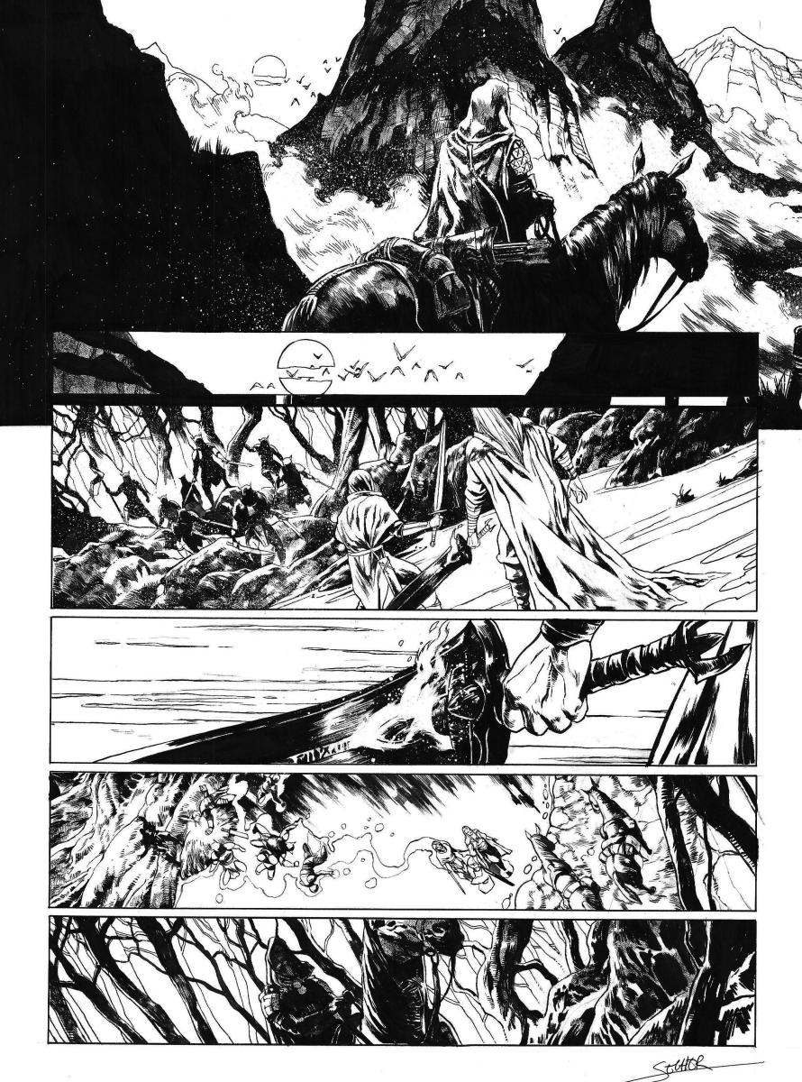 Planche originale 4 de ELRIC Tome 6