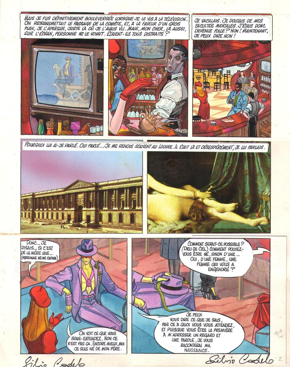 Planche originale en couleur 17  ENVIE DE CHIEN - Tome 1