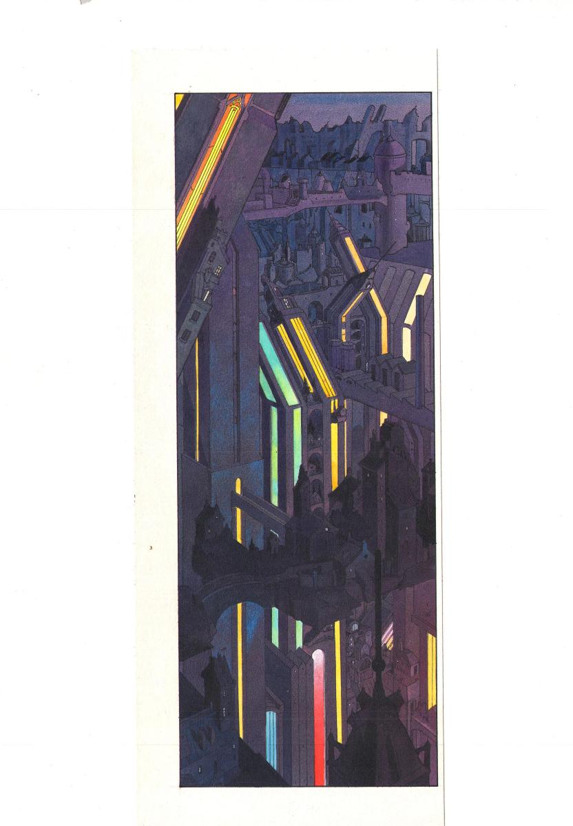 Planche originale 24 en couleur directe ENVIE DE CHIEN Tome 2 Deux Mouches blanches par Silvio CADELO