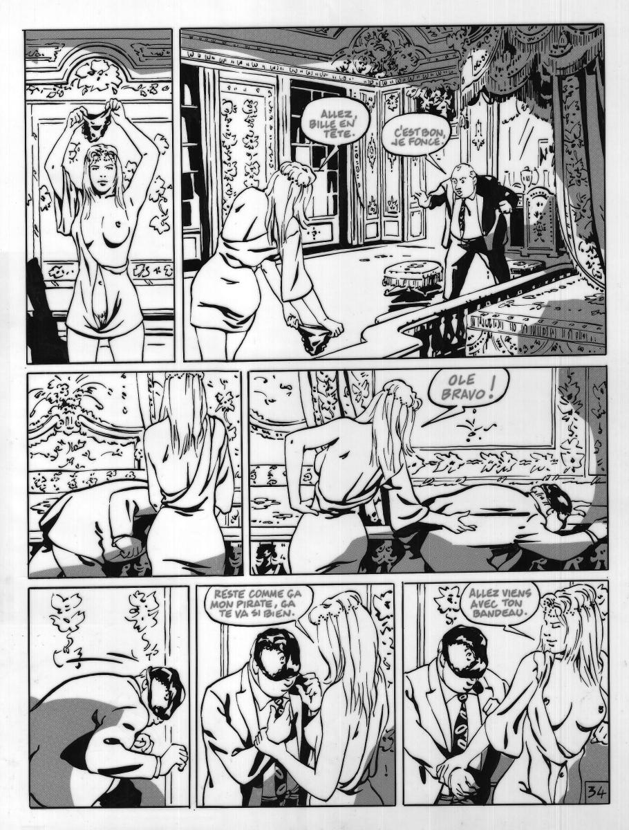Planche originale 34 du tome  de la série Erma Jaguar
