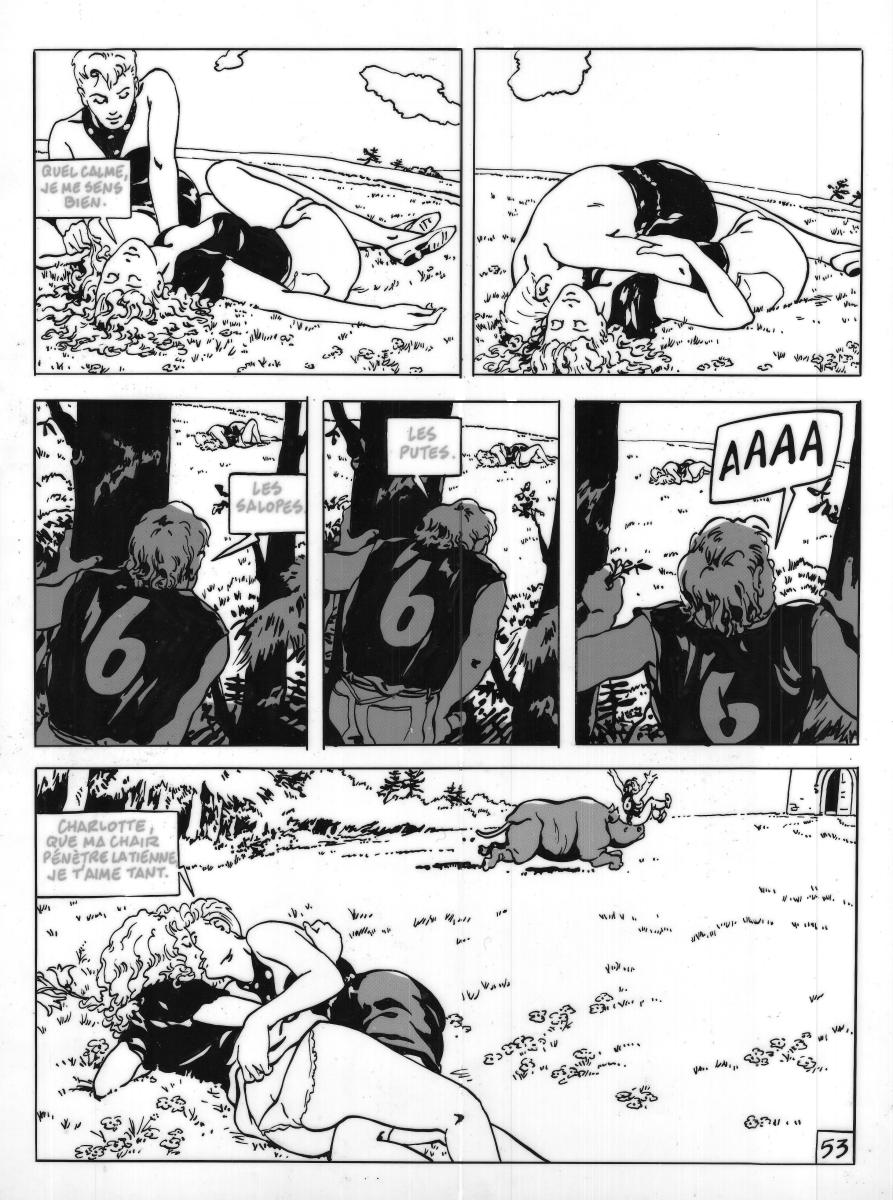 Planche originale 53 du tome 2 d'Erma Jaguar - Les Noces d'Erma -
