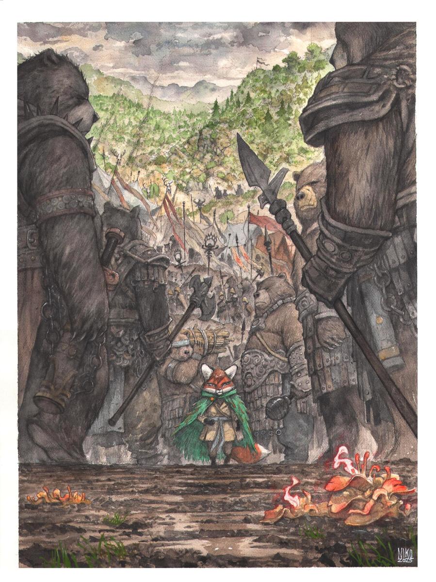 Couverture originale de Fang du Tome 1 -Chasseuse de démons-