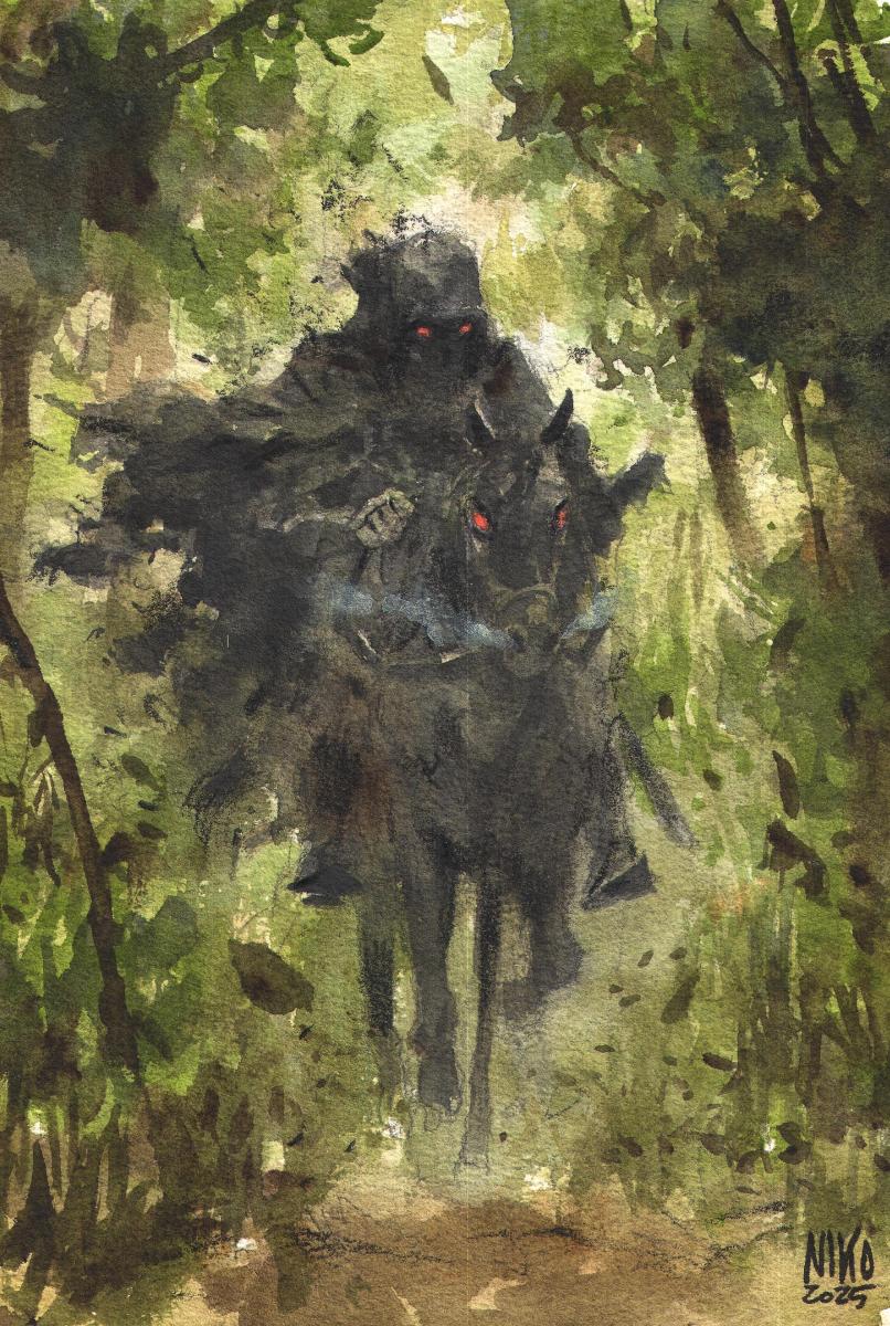 LE SEIGNEUR DES ANNEAUX aquarelle de recherche