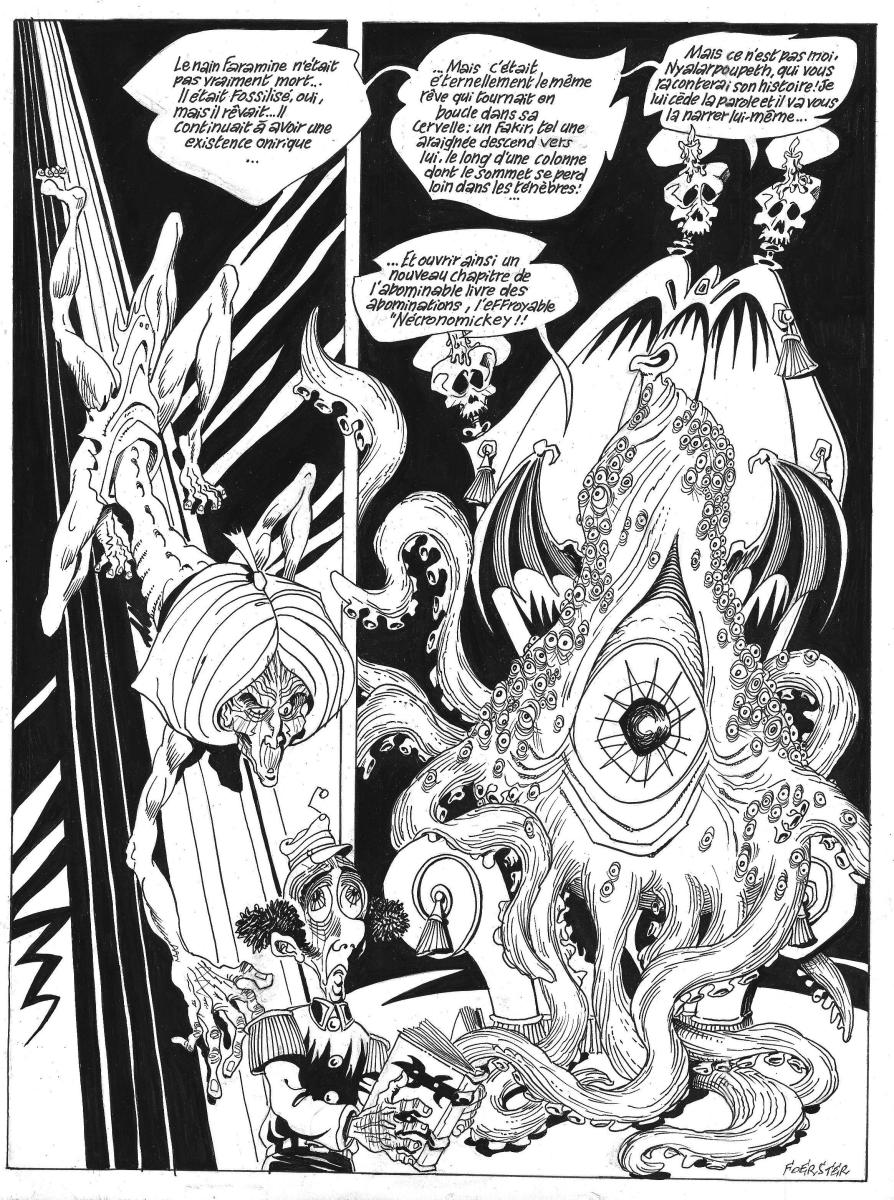 Planche originale 3 du chapitre 11 : Le Fakir dans NECRONOMICKEY