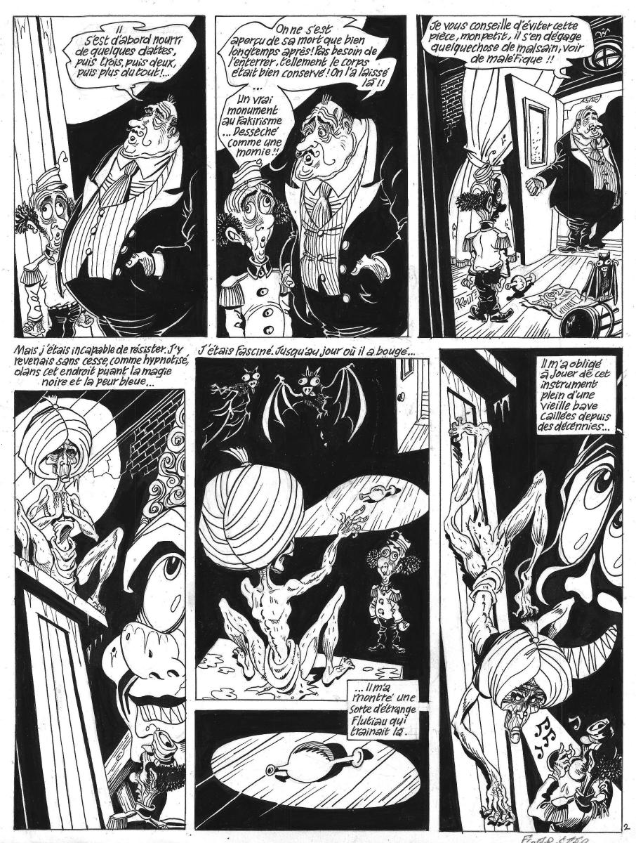 Planche originale 2 du chapitre 11 : Le Fakir dans NECRONOMICKEY
