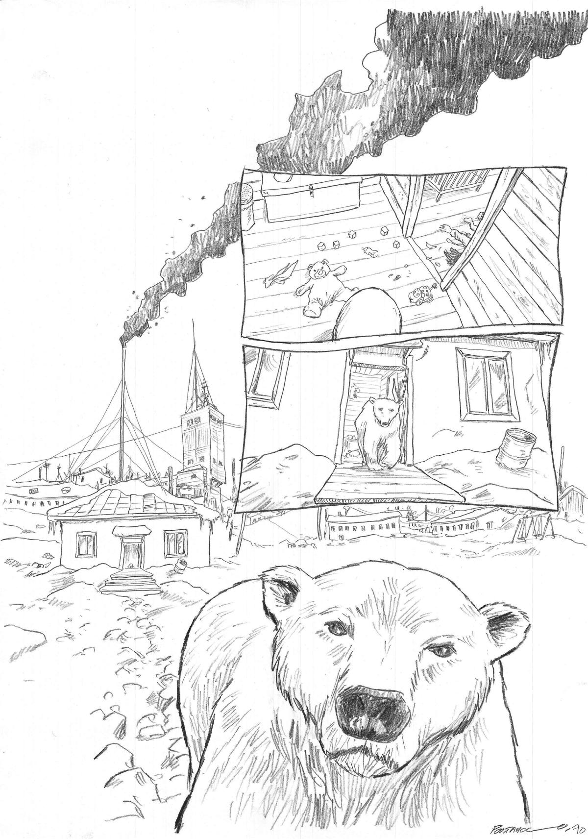 Planche Originale 70 de Impact au crayon sur papier