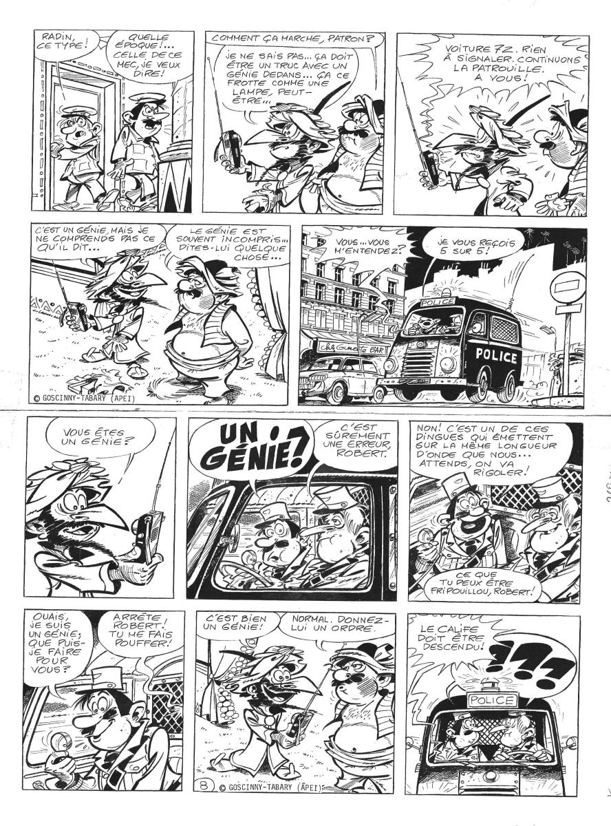 IZNOGOUD, planche originale 8 Le catalogue magique