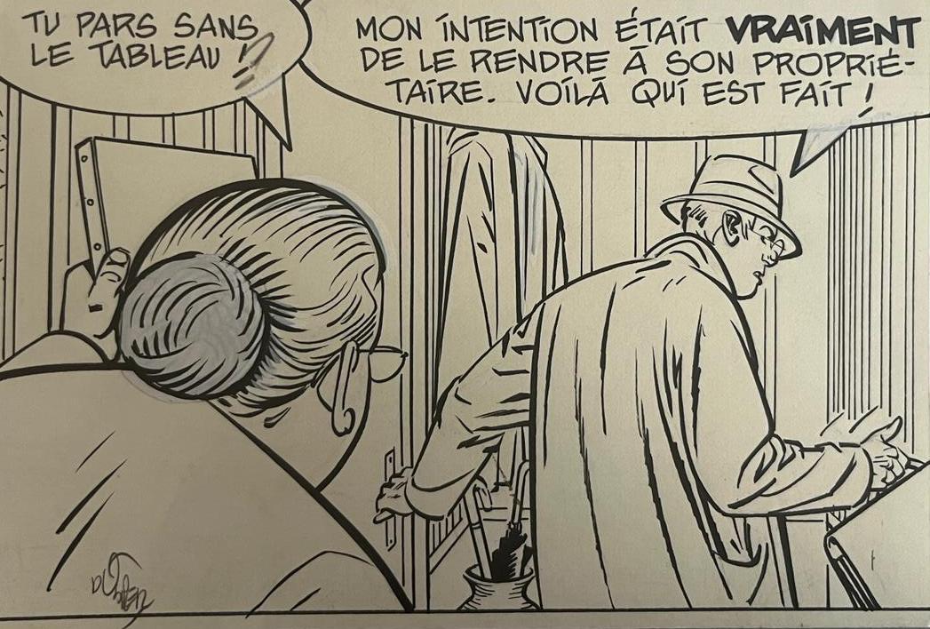 Case originale alternative Jérôme K. Jérôme Bloche 8