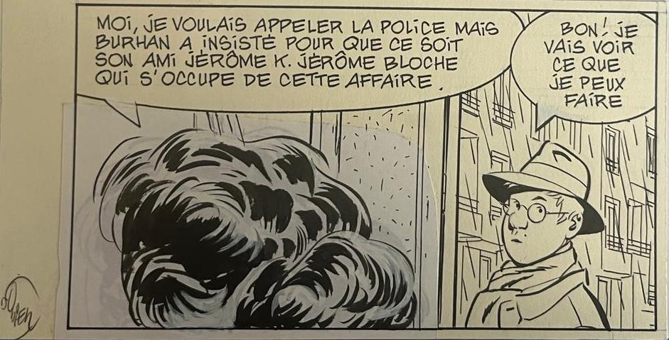 Case originale alternative Jérôme K. Jérôme Bloche 17