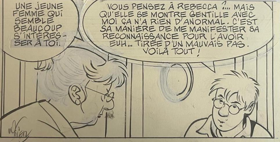 Case originale alternative Jérôme K. Jérôme Bloche 23