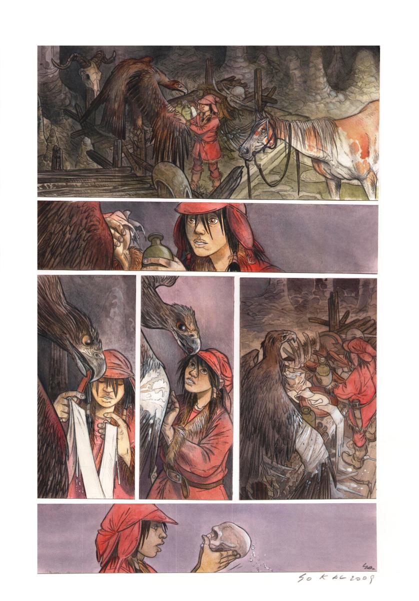 Planche originale 40 de KRAA Tome 1