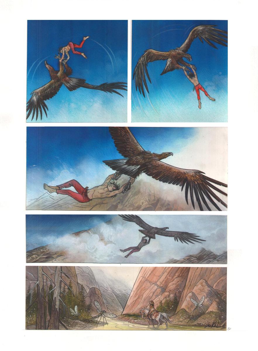 Planche originale 37 de KRAA Tome 2