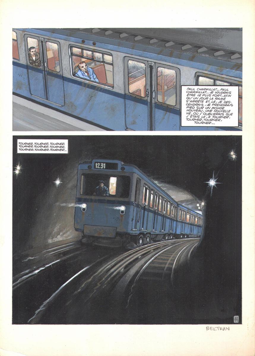 Planche originale 44  Le ventre du Minotaure