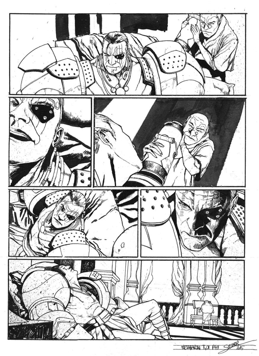 Planche originale 49 de Méta-Baron T.01 signée