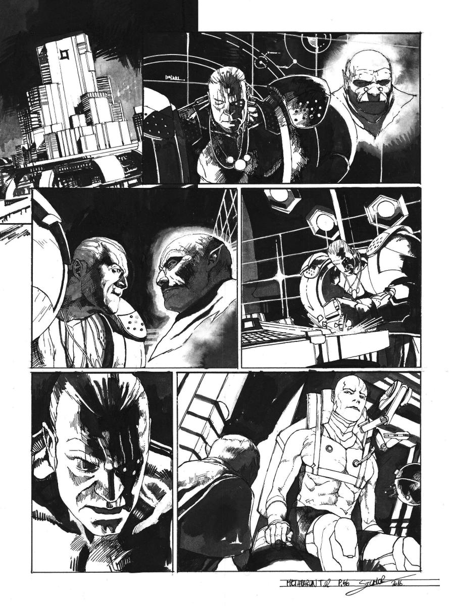 Planche originale 46 de Méta-Baron T.02 signée
