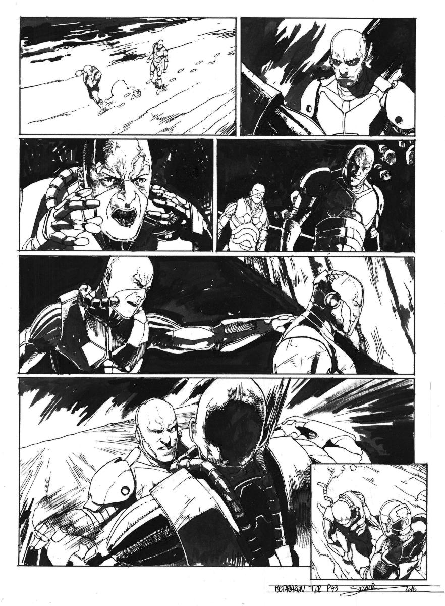 Planche originale 43 de Méta-Baron T.02 signée