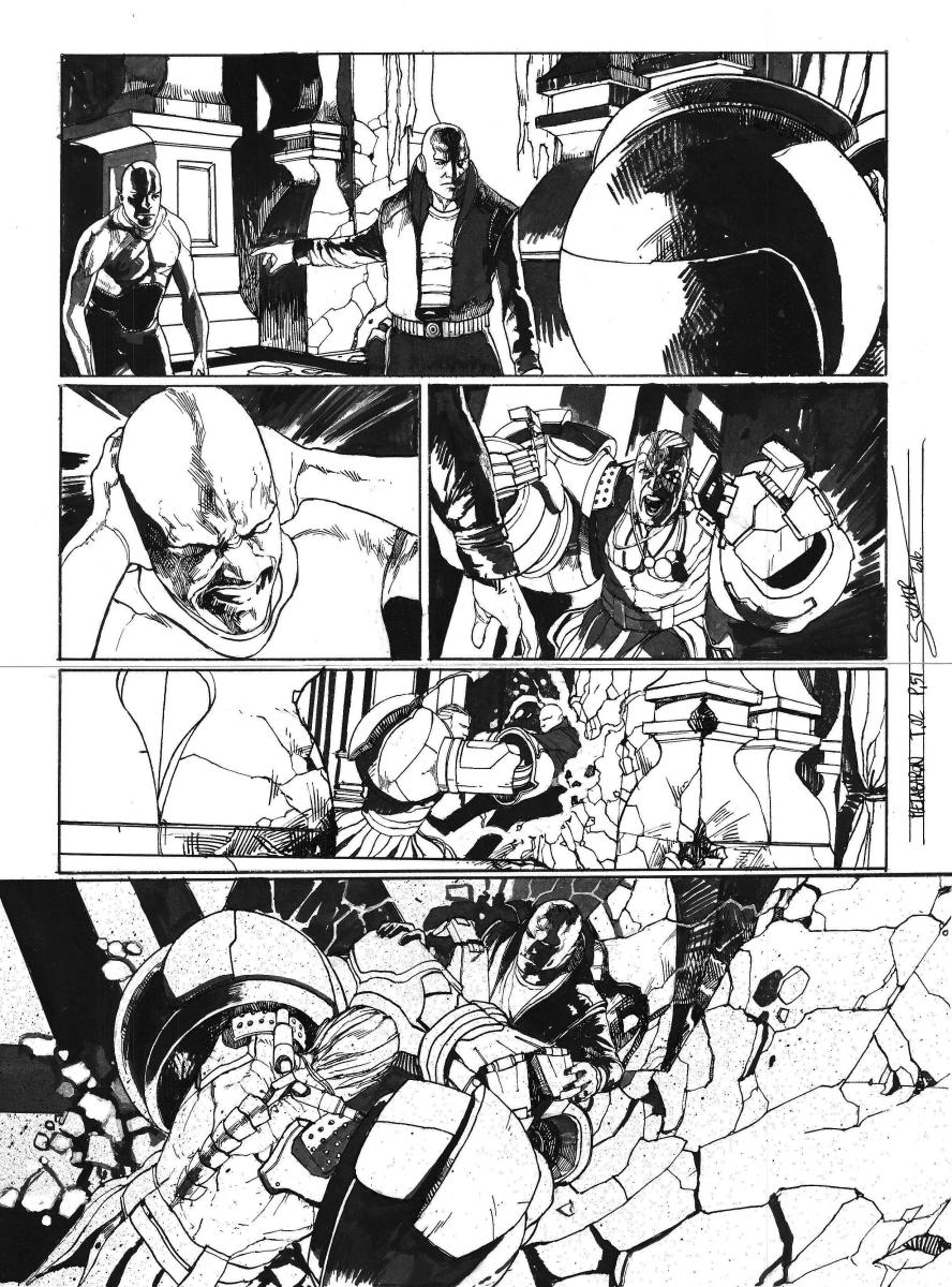 Planche originale 51 de Méta-Baron T.02 signée
