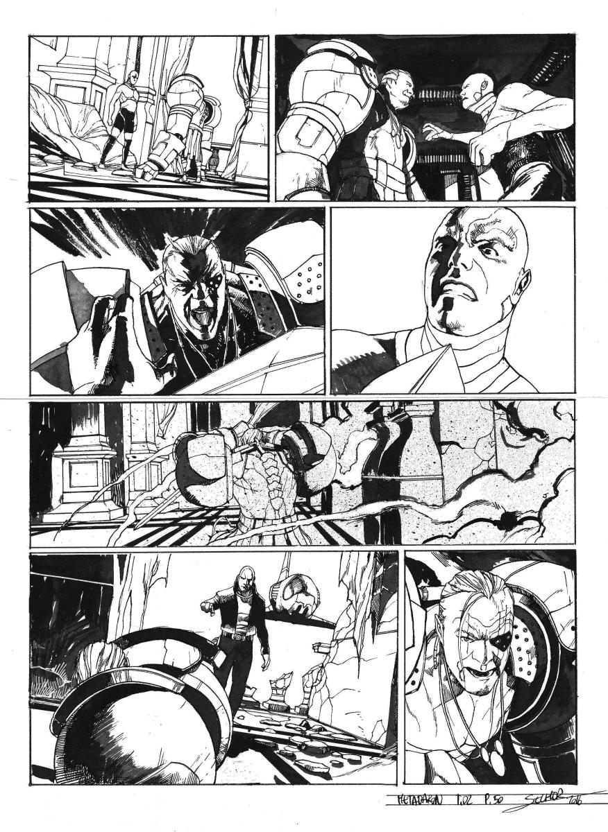 Planche originale 50 de Méta-Baron T.02 signée