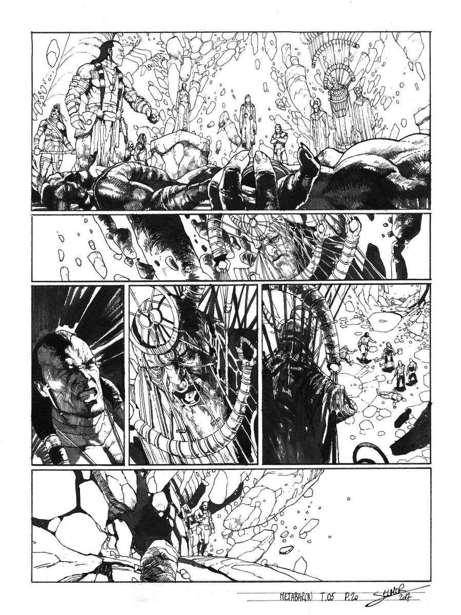 Planche originale 20 de Méta-Baron T.05 signée