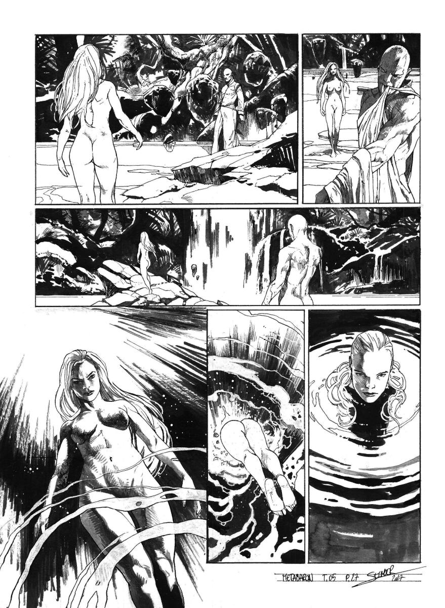 Planche originale 27 de Méta-Baron T.05 signée