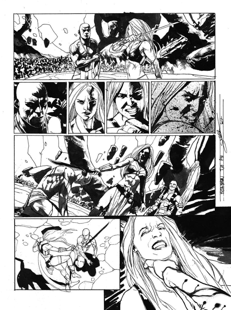 Planche originale 51 de Méta-Baron T.05 signée