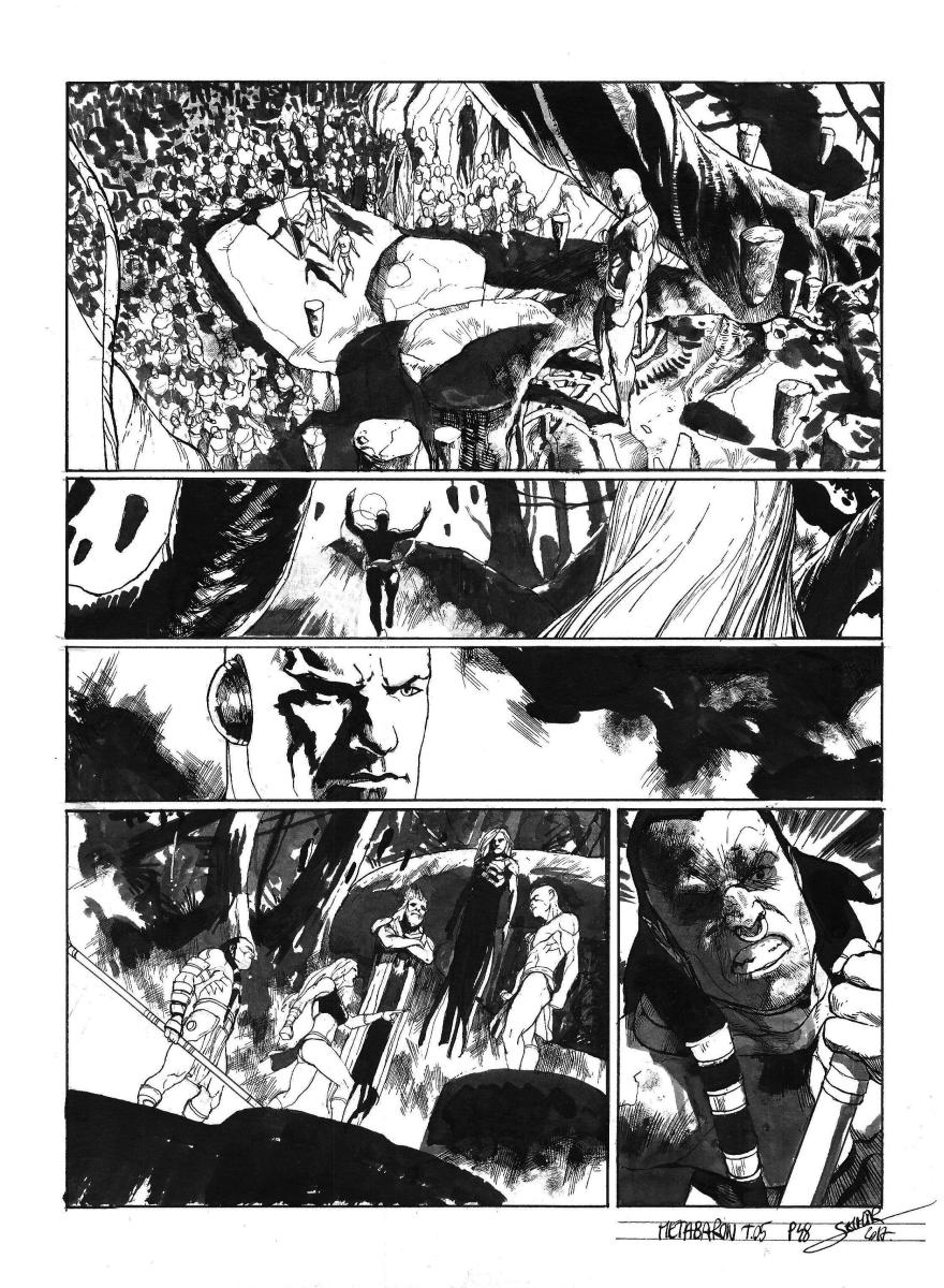 Planche originale 48 de Méta-Baron T.05 signée