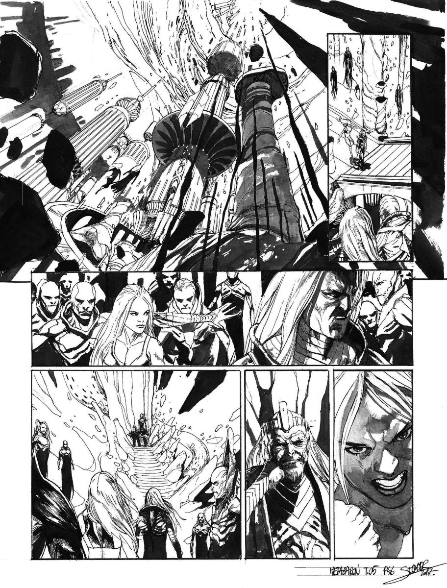 Planche originale 46 de Méta-Baron T.05 signée