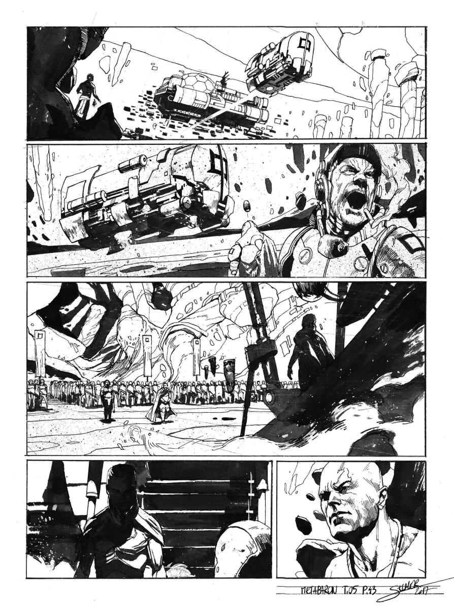 Planche originale 43 de Méta-Baron T.05 signée
