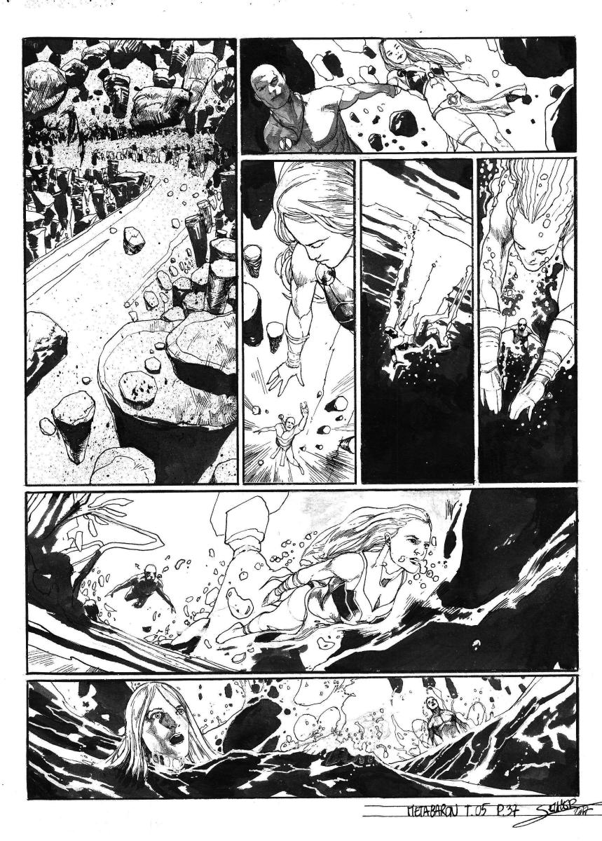 Planche originale 37 de Méta-Baron T.05 signée
