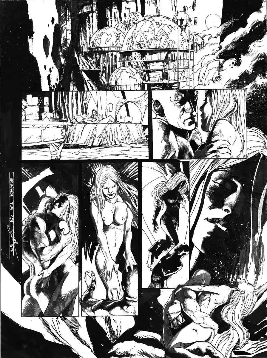 Planche originale 29 de Méta-Baron T.05 signée