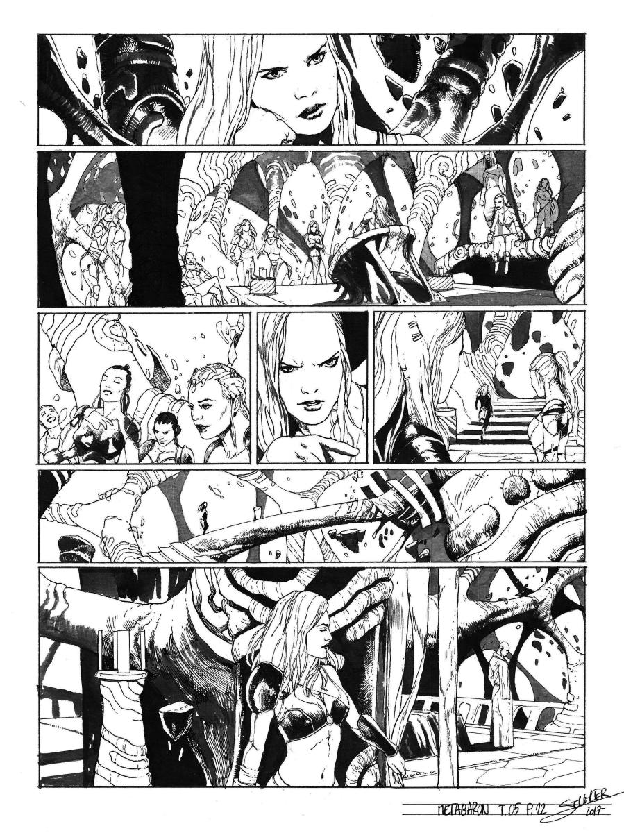 Planche originale 22 de Méta-Baron T.05 signée