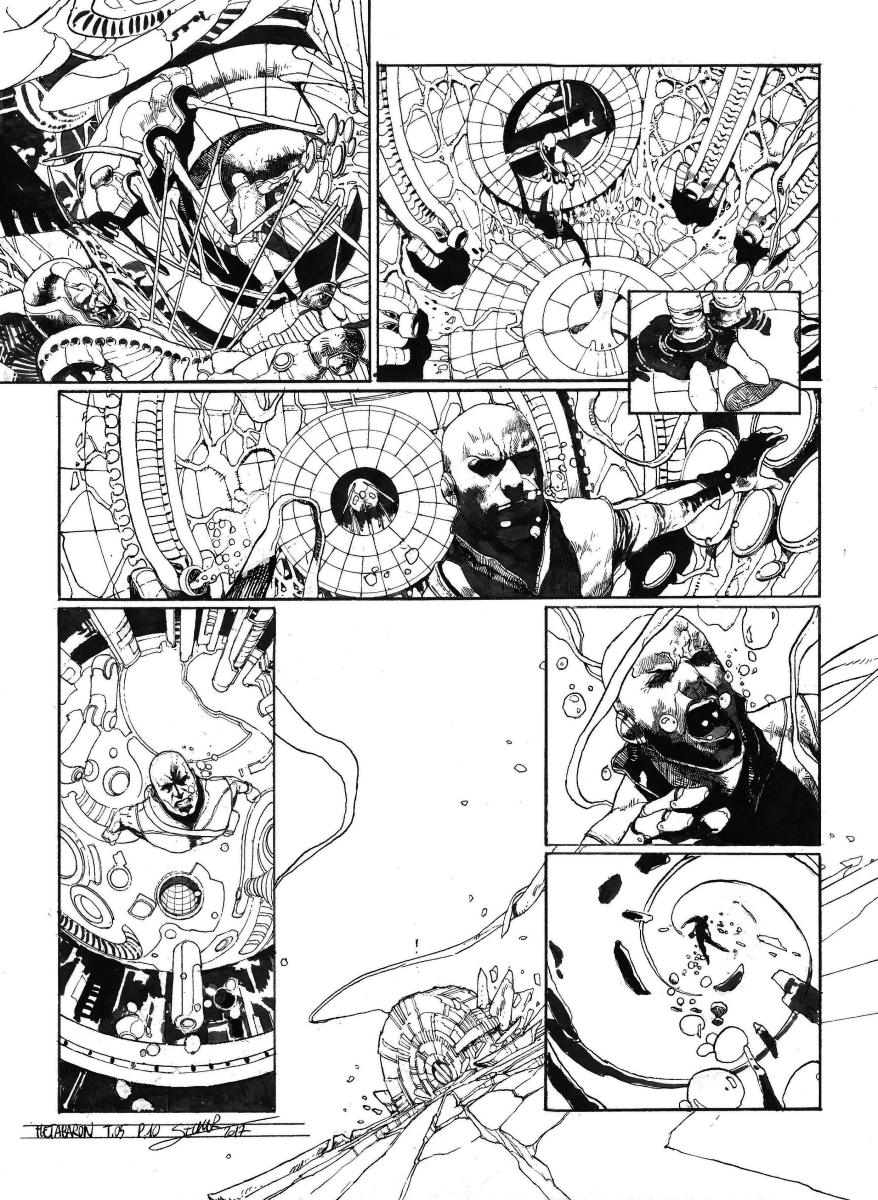 Planche originale 10 de Méta-Baron T.05 signée