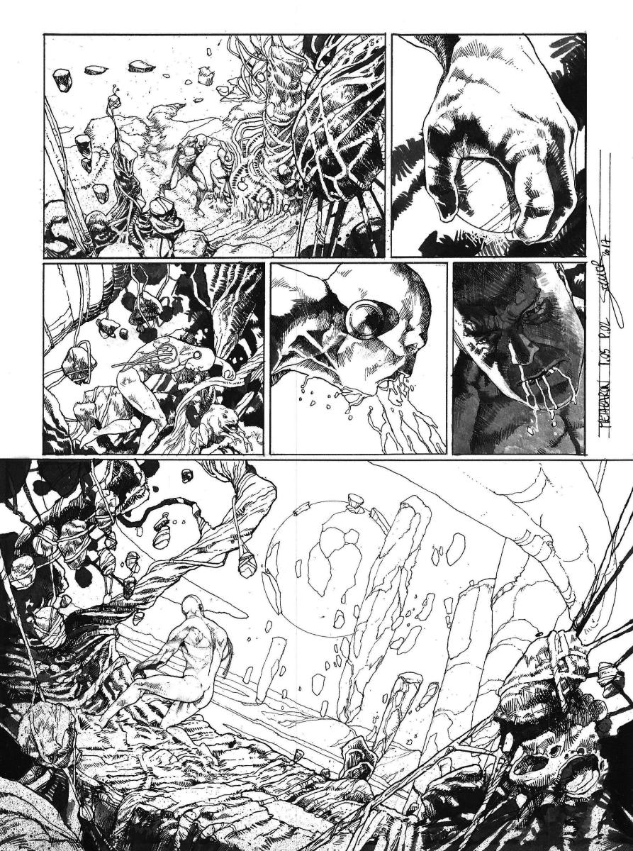 Planche originale 2 de Méta-Baron T.05 signée
