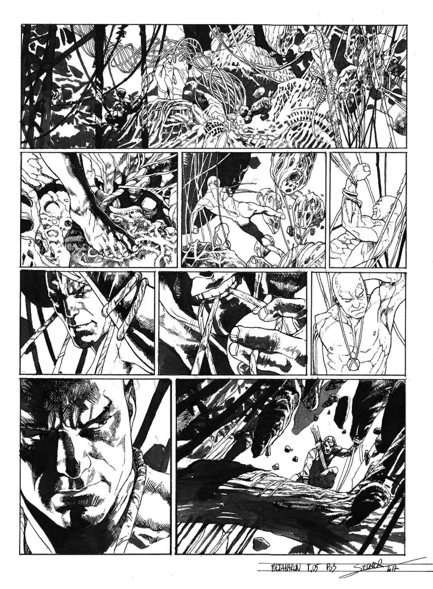 Planche originale 3 de Méta-Baron T.05 signée