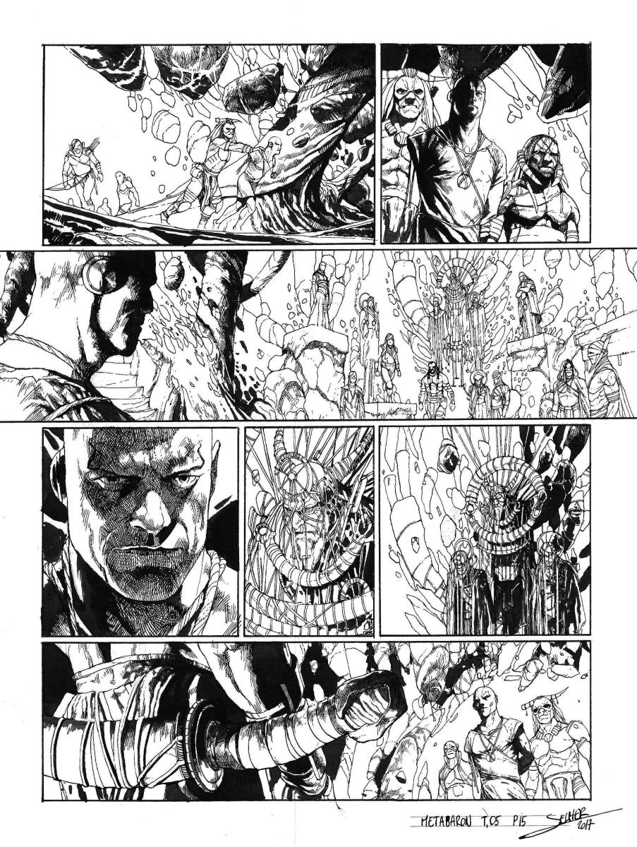 Planche originale 15 de Méta-Baron T.05 signée