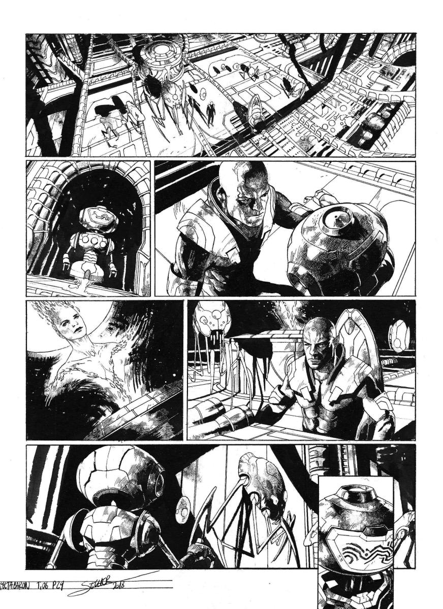 Planche originale 29 de Méta-Baron T.06 signée